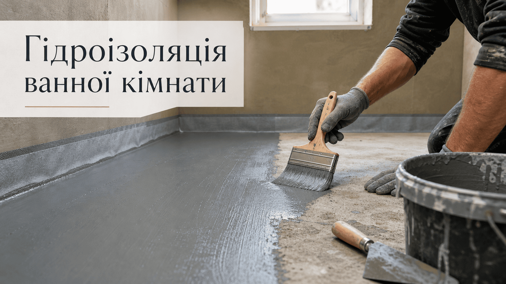 Гідроізоляція ванної кімнати — як зробити правильно