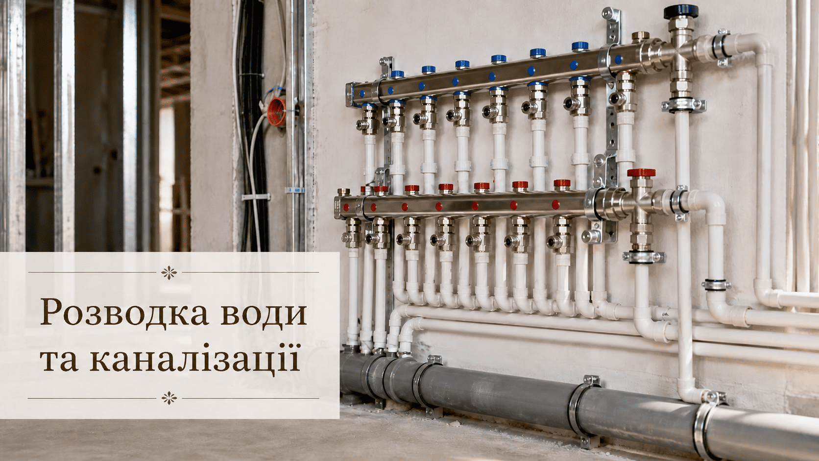 Розводка води та каналізації у квартирі — повний гайд