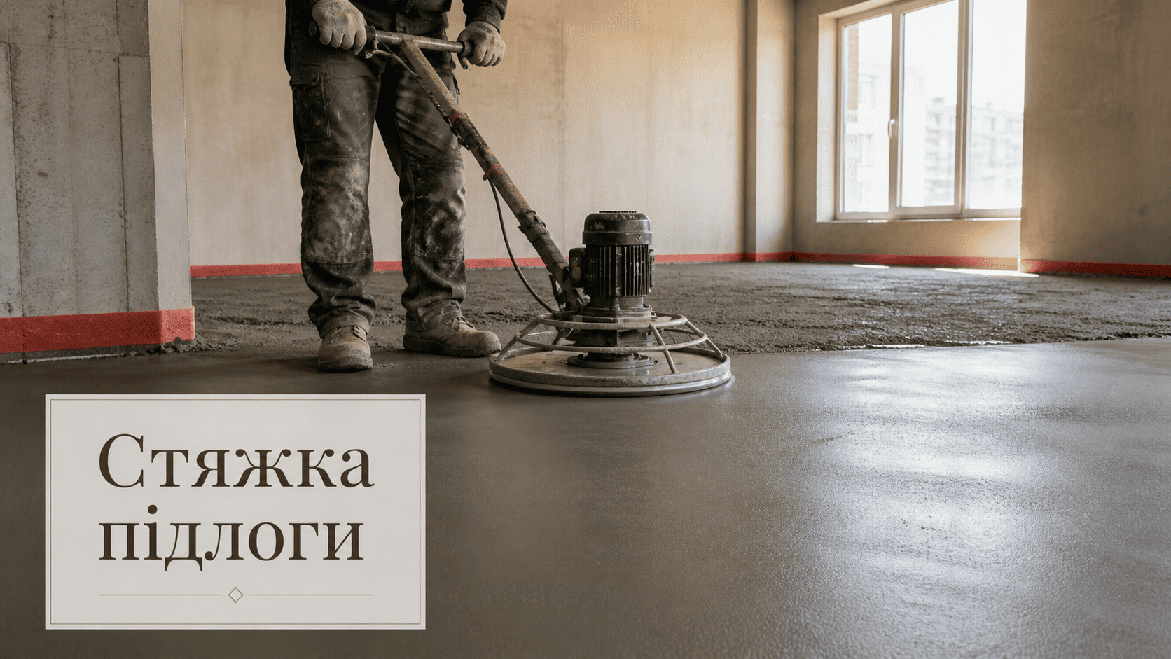Стяжка підлоги — повний гайд: види, технологія, ціни
